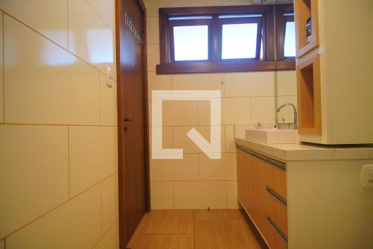 Banheiro da Suíte de apartamento à venda com 3 quartos, 185m² em Centro, Novo Hamburgo