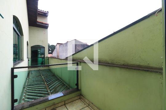 Sacada do Quarto de casa para alugar com 2 quartos, 140m² em Jardim Milena, Santo André