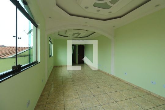 Sala de casa para alugar com 2 quartos, 140m² em Jardim Milena, Santo André