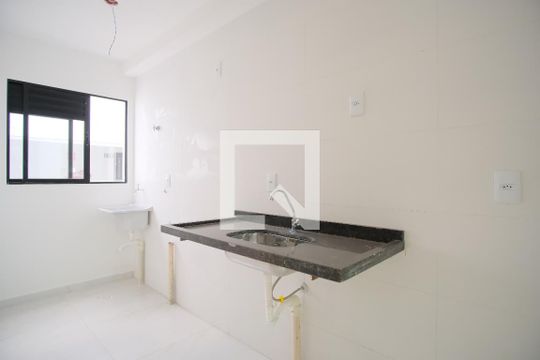 Cozinha e Área de Serviço de apartamento para alugar com 2 quartos, 34m² em Chácara Califórnia, São Paulo