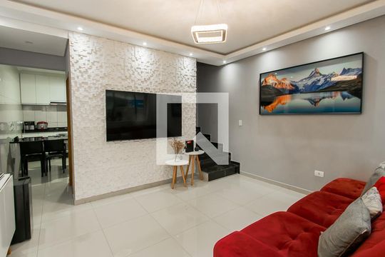 Sala de casa de condomínio à venda com 2 quartos, 100m² em Cidade Patriarca, São Paulo