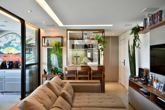 Sala de apartamento à venda com 2 quartos, 84m² em Vila da Saúde, São Paulo
