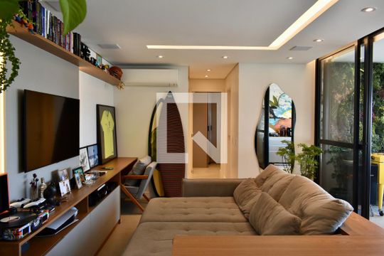 Sala de apartamento à venda com 2 quartos, 84m² em Vila da Saúde, São Paulo