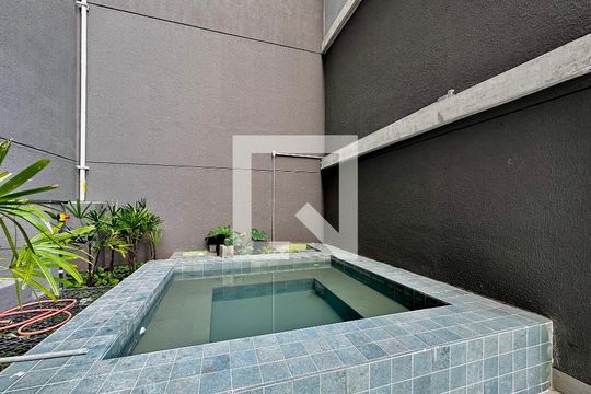 Área comum - Ofurô de kitnet/studio para alugar com 1 quarto, 29m² em Santo Amaro, São Paulo