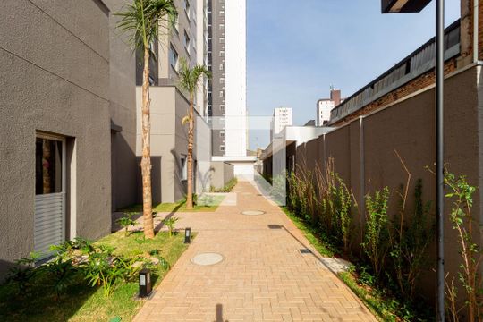 Área comum de apartamento para alugar com 1 quarto, 22m² em Belenzinho, São Paulo