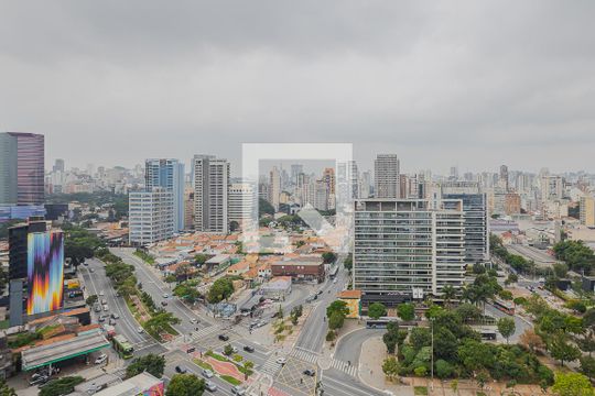 Vista de kitnet/studio para alugar com 1 quarto, 28m² em Pinheiros, São Paulo