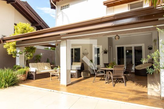 Área Gourmet de casa de condomínio à venda com 4 quartos, 390m² em Loteamento Residencial Barão do Café, Campinas