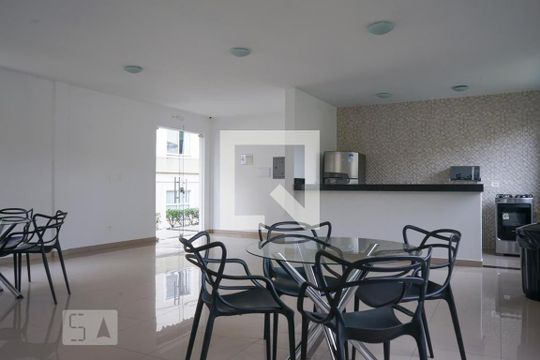 Área comum - Salão de festas de apartamento para alugar com 2 quartos, 42m² em Bom Jesus, São José dos Pinhais