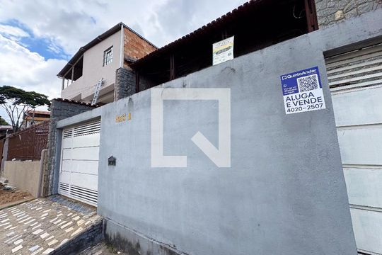 Placa e Fachada de casa à venda com 6 quartos, 360m² em Riacho das Pedras, Contagem