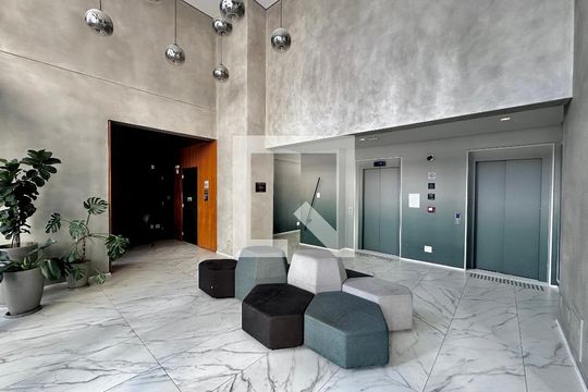 Hall Social Bloco de kitnet/studio à venda com 0 quarto, 28m² em Jardim das Acacias, São Paulo