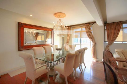 Sala de Jantar de apartamento à venda com 5 quartos, 600m² em Santo Agostinho , Belo Horizonte