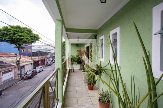 Varanda da Sala de casa para alugar com 3 quartos, 250m² em Vila Nogueira, Diadema