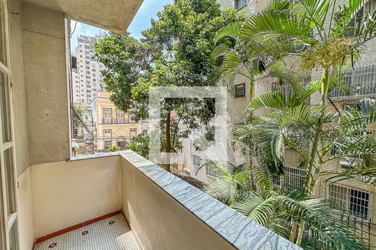 Varanda da Sala de apartamento para alugar com 2 quartos, 78m² em Glória, Rio de Janeiro