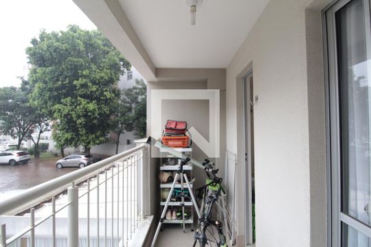 Varanda da Sala de apartamento à venda com 2 quartos, 57m² em Santa Amelia, Belo Horizonte