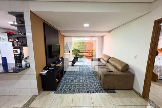 Sala/Cozinha de casa à venda com 3 quartos, 80m² em Eldorado, Contagem