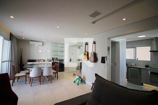 Sala de apartamento à venda com 3 quartos, 123m² em Centro, São Bernardo do Campo