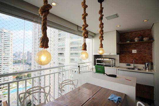 Sala Sacada de apartamento à venda com 3 quartos, 123m² em Centro, São Bernardo do Campo