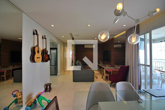 Sala de apartamento à venda com 3 quartos, 123m² em Centro, São Bernardo do Campo
