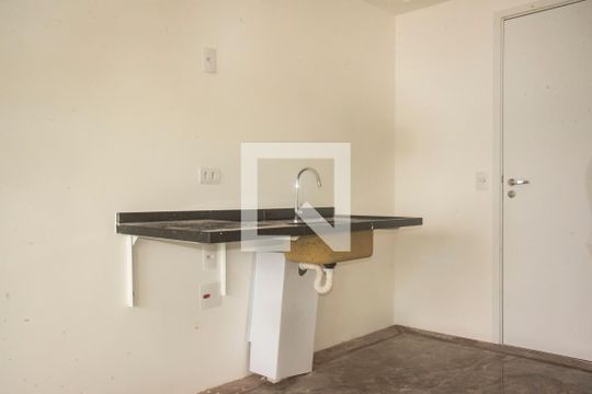 Cozinha de kitnet/studio para alugar com 1 quarto, 27m² em Vila da Saúde, São Paulo