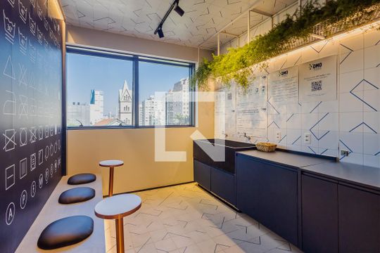 Lavanderia de kitnet/studio à venda com 1 quarto, 21m² em Jardim Paulista, São Paulo