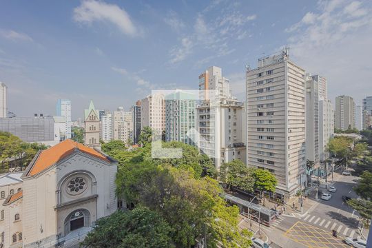 Vista do Quarto de kitnet/studio à venda com 1 quarto, 21m² em Jardim Paulista, São Paulo