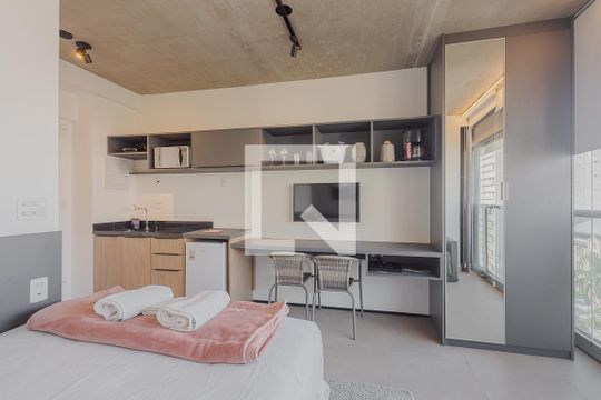 Quarto de kitnet/studio à venda com 1 quarto, 21m² em Jardim Paulista, São Paulo