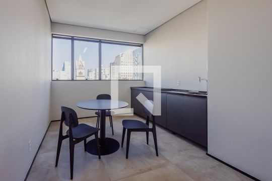 Área comum de kitnet/studio à venda com 1 quarto, 21m² em Jardim Paulista, São Paulo