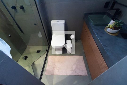 Banheiro da Suíte de apartamento à venda com 3 quartos, 110m² em Centro, Campinas