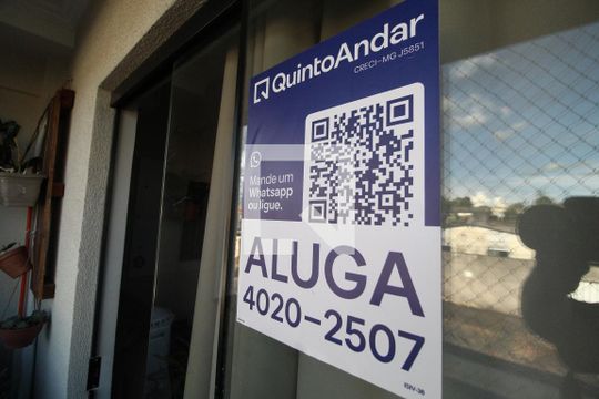 Plaquinha de apartamento para alugar com 2 quartos, 52m² em Aclimação, Uberlândia