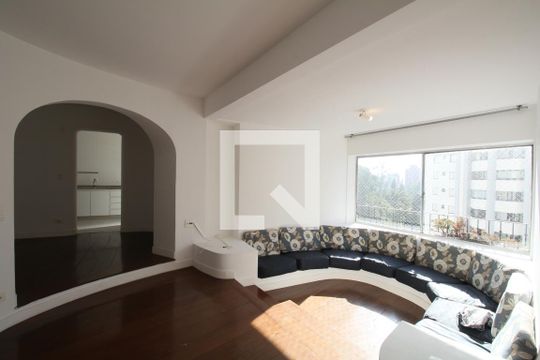 Sala de apartamento para alugar com 2 quartos, 74m² em Vila Andrade, São Paulo