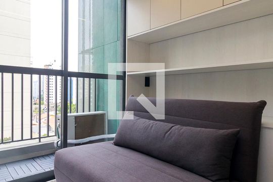 Studio de kitnet/studio para alugar com 1 quarto, 24m² em Santo Amaro, São Paulo