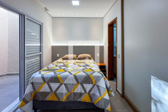 Suíte de apartamento para alugar com 1 quarto, 32m² em Vila Monte Alegre, São Paulo
