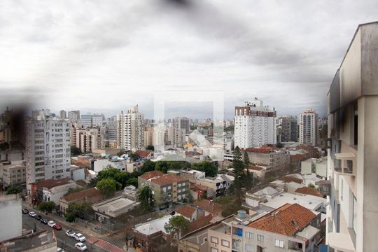 Sala Vista de apartamento à venda com 2 quartos, 62m² em Cidade Baixa, Porto Alegre