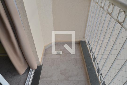 Varanda da Sala de apartamento para alugar com 3 quartos, 60m² em Parque Bandeirante, Santo André
