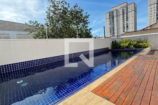 Piscina de apartamento à venda com 2 quartos, 55m² em Utinga, Santo André