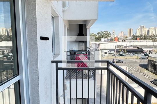  Varanda de apartamento à venda com 2 quartos, 55m² em Utinga, Santo André