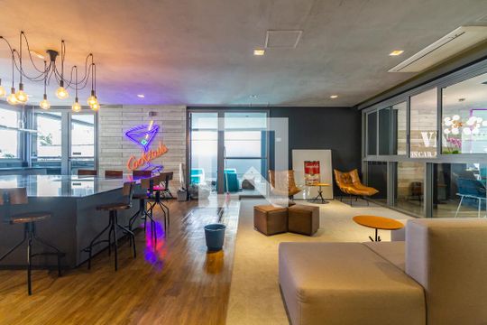 Salão de Festas de kitnet/studio à venda com 1 quarto, 19m² em Pinheiros, São Paulo