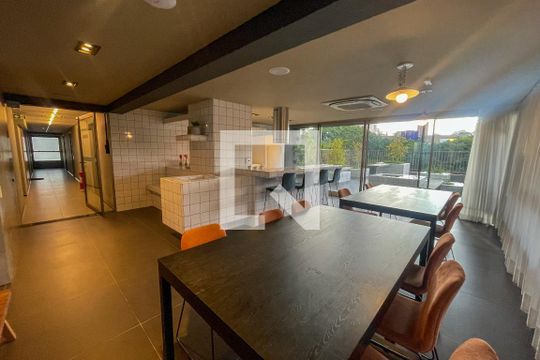 Área comum de kitnet/studio à venda com 1 quarto, 23m² em Cerqueira César, São Paulo