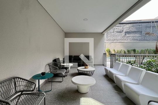 Área comum de apartamento à venda com 1 quarto, 44m² em Pinheiros, São Paulo