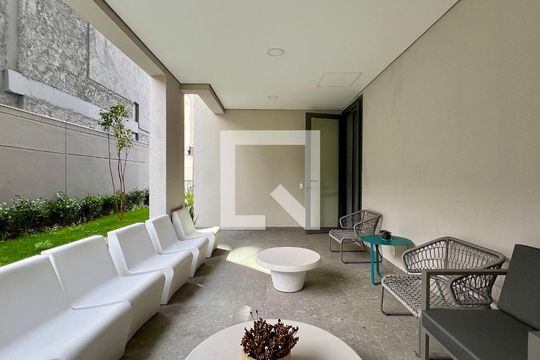 Área comum de apartamento à venda com 1 quarto, 44m² em Pinheiros, São Paulo