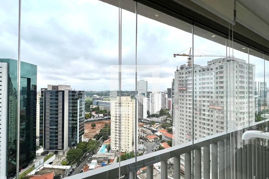 Sacada de apartamento à venda com 1 quarto, 44m² em Pinheiros, São Paulo