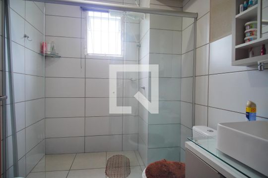 Banheiro de apartamento à venda com 2 quartos, 50m² em Canudos, Novo Hamburgo