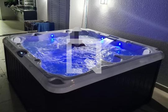 Ofurô de casa de condomínio para alugar com 3 quartos, 245m² em Jardim Residencial da Villa Suiça, Indaiatuba