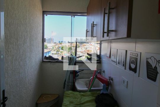 Área de Serviço de apartamento para alugar com 2 quartos, 46m² em Jardim Norma, São Paulo