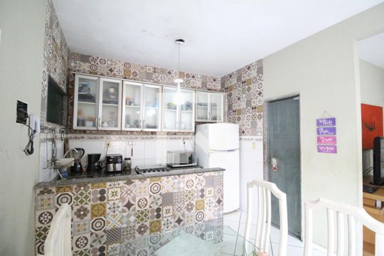 Cozinha de casa à venda com 1 quarto, 200m² em Taquara, Rio de Janeiro