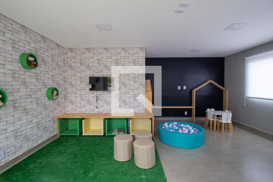 Área comum- Brinquedoteca de apartamento para alugar com 2 quartos, 46m² em Wanel Ville, Sorocaba