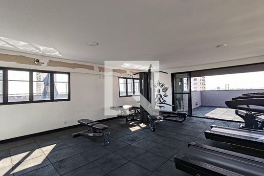 Área comum - Academia de kitnet/studio para alugar com 1 quarto, 26m² em Cidade Jardim, São Paulo