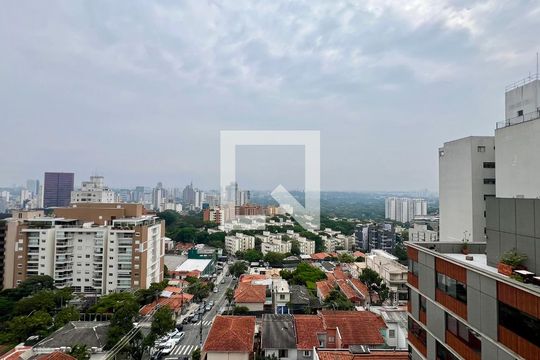 Vista da sala de apartamento à venda com 1 quarto, 66m² em Sumarezinho, São Paulo