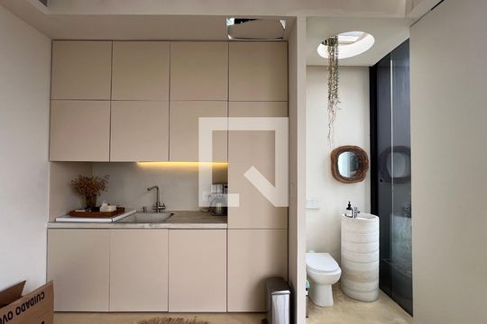 Cozinha de apartamento à venda com 1 quarto, 66m² em Sumarezinho, São Paulo