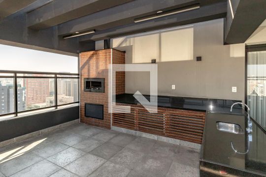 Área comum - Churrasqueira de apartamento à venda com 1 quarto, 80m² em Moema, São Paulo